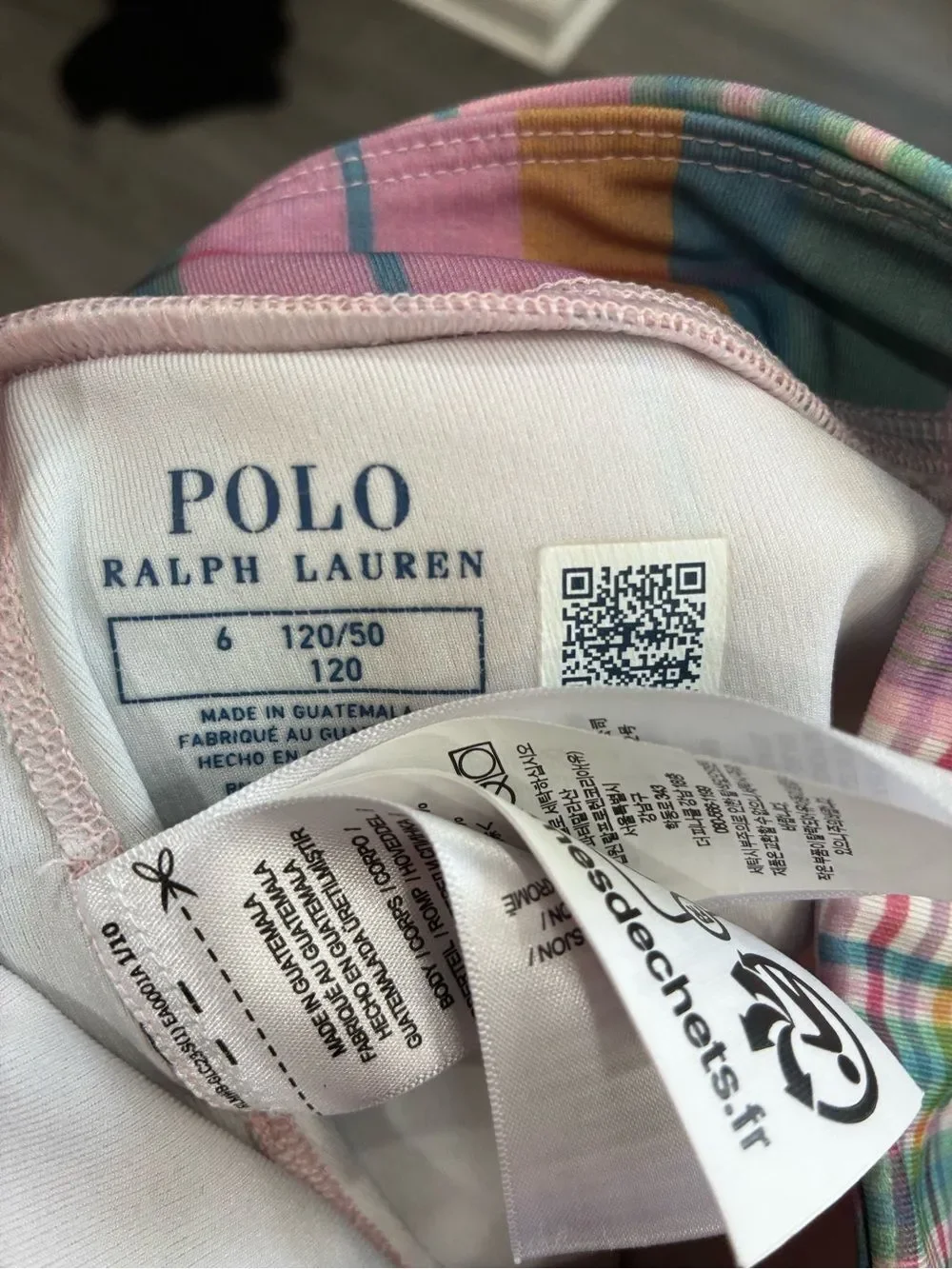 Ralph Lauren Girls Plaid Stretch CapriLeggings